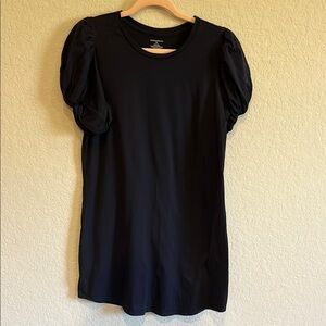 ⭐️EUC Black Puff Sleeve T-shirt Dress with Short Sleeves